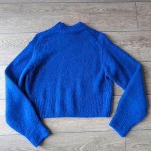 COS Wool Cropped Mock Neck Jumper